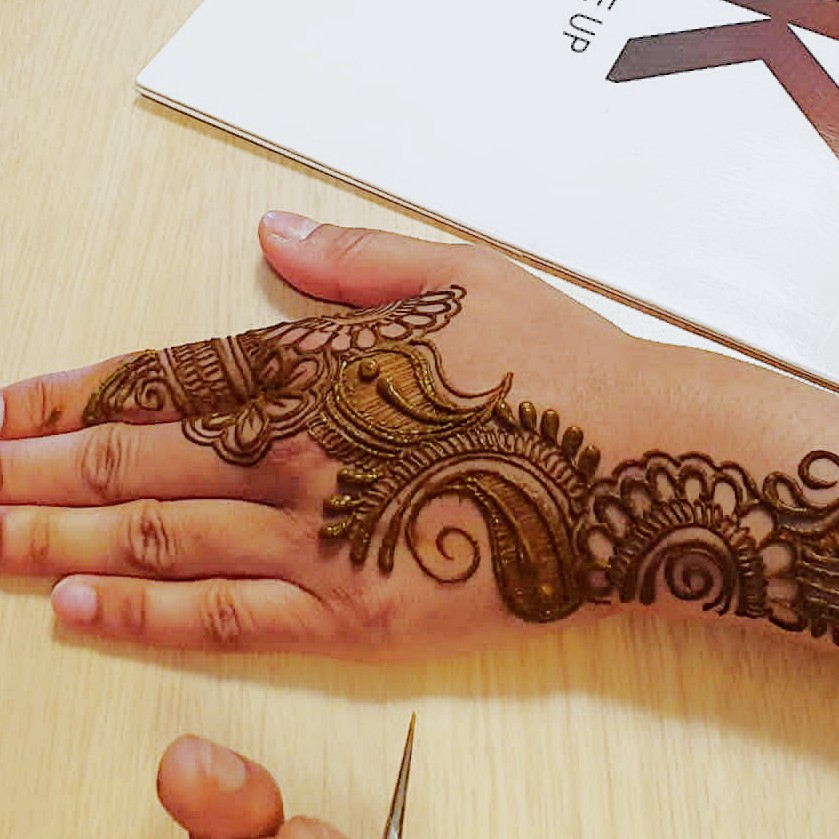 Henna on hand